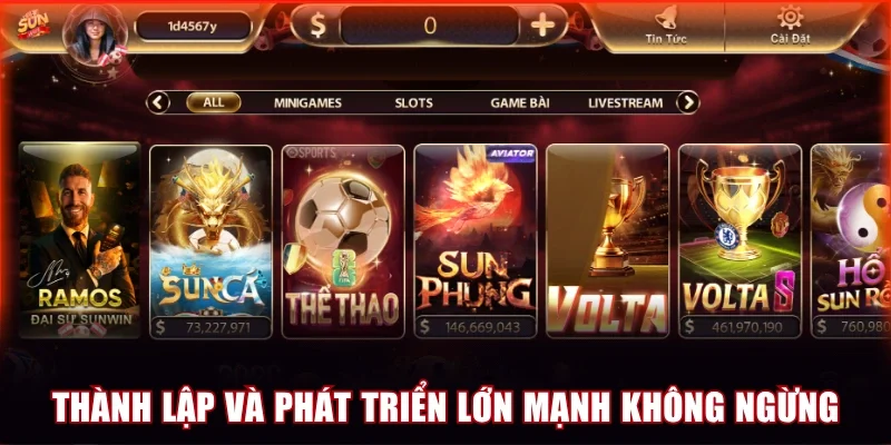 Thành lập và phát triển cổng game lớn mạnh không ngừng